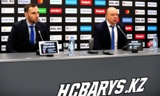 Видео послематчевой пресс-конференции второй игры плей-офф Кубка Гагарина «Барыс» — «Торпедо» 5:4 ОТ