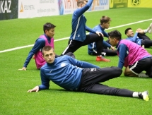 Фоторепортаж с предыгровой тренировки «Иртыша» в Костанае