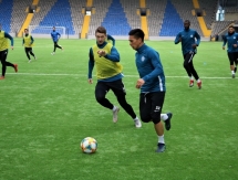 Фоторепортаж с предыгровой тренировки «Иртыша» в Астане