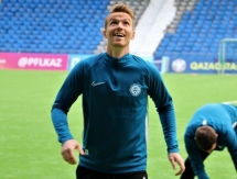 Фоторепортаж с предыгровой тренировки «Иртыша» в Астане