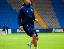 Фоторепортаж с предыгровой тренировки сборной Казахстана