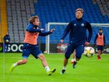 Фоторепортаж с предыгровой тренировки сборной Казахстана