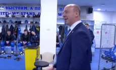 Видео из раздевалки «Барыса» после второй победы в плей-офф КХЛ над «Торпедо»
