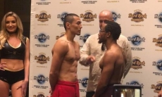 Казахстанский нокаутер прошел взвешивание перед боем в США