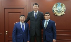 Легендарный баскетболист из Монголии приехал в Казахстан