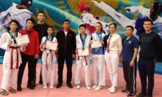 Алматинцы завоевали первое общекомандное место на чемпионате Казахстана по таэквондо