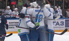 Видео шайбы Акользина шестого матча плей-офф КХЛ «Барыса» с «Торпедо»