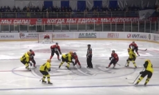 Видеообзор матча плей-офф ВХЛ «Нефтяник» — «Сарыарка» 3:0