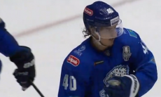 Видео первой шайбы «Барыса в полуфинале плей-офф КХЛ