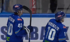 Видео шайб первого матча плей-офф КХЛ «Барыс» — «Авангард» 1:3