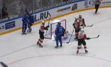 Видеообзор первого матча плей-офф КХЛ «Барыс» — «Авангард» 1:3