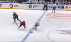 Видеообзор матча плей-офф КХЛ, в котором «Барыс» был разгромлен «Авангардом»