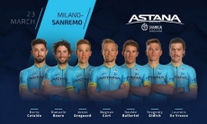 «Астана» объявила состав на знаменитую гонку «Милан — Сан Ремо»