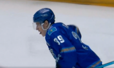 Видео второй шайбы лучшего снайпера Кубка Гагарина-2019 в матче полуфинала плей-офф КХЛ «Барыс» — «Авангард»