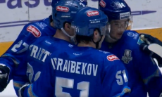 Видео шайб пятого матча плей-офф КХЛ «Барыс» — «Авангард» 3:5