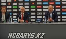 Видео послематчевой пресс-конференции игры плей-офф КХЛ «Барыс» — «Авангард» 2:5