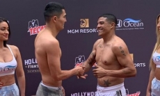 Казахстанские нокаутеры Ахмедов и Нурсултанов прошли взвешивание перед боями в Голливуде