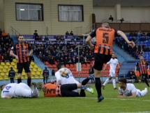 Фоторепортаж с матча Премьер-Лиги «Тараз» — «Шахтёр» 1:2