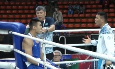 Видео боя, в котором чемпион Казахстана с нокаутом вышел в четвертьфинал ЧА-2019