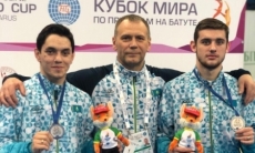 Казахстанцы стали бронзовыми призерами Кубка мира по батутной гимнастике