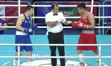 Видео победного боя казахстанского боксера над узбекским «Монстром» на ЧА-2019