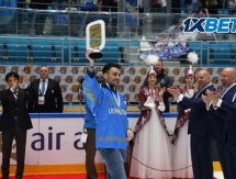 Фоторепортаж с награждения сборной Казахстана на чемпионате мира-2019