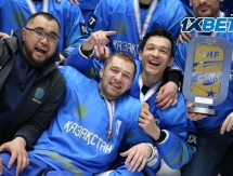 Фоторепортаж с награждения сборной Казахстана на чемпионате мира-2019