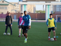 Фоторепортаж с предыгровой тренировки «Иртыша»