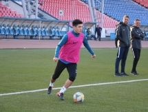 Фоторепортаж с предыгровой тренировки «Иртыша»