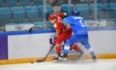 Сборная Казахстана ведет в счете после первого периода матча за первое место ЧМ-2019