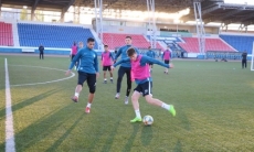 Фоторепортаж с предыгровой тренировки «Иртыша»