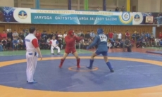 Казахстанцы первенствовали на международном турнире по самбо в Алматы