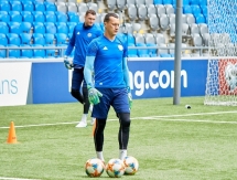 Фоторепортаж с предыгровой тренировки сборной Казахстана