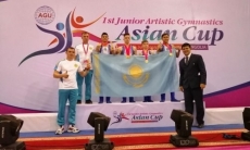 Юниорская команда Казахстана по спортивной гимнастике победила на Кубке Азии