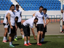 Фоторепортаж с предыгровой тренировки «Иртыша»