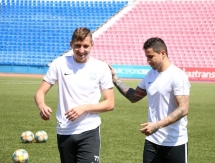 Фоторепортаж с предыгровой тренировки «Иртыша»