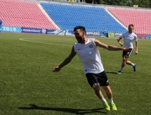 Фоторепортаж с предыгровой тренировки «Иртыша»