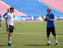 Фоторепортаж с предыгровой тренировки «Иртыша»