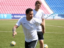 Фоторепортаж с предыгровой тренировки «Иртыша»