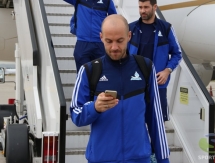 Фоторепортаж с прибытия «Астаны» в Румынию на ответный матч с «ЧФР Клуж»