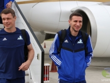 Фоторепортаж с прибытия «Астаны» в Румынию на ответный матч с «ЧФР Клуж»