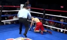 Бывшего чемпиона WBC с 35 победами нокаутировали за 50 секунд пушечным ударом по печени. Видео