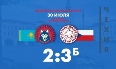 «Арлан» в серии буллитов уступил чешскому клубу в товарищеском матче