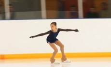13-летняя ученица тренера Турсынбаевой исполнила четверной тулуп на контрольных прокатах