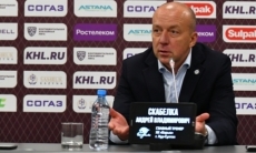 «У ребят мандраж». Скабелка объяснил неуверенную игру «Барыса» в матче с «Амуром»