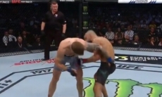 «Бульдозер» дебютировал в UFC с бомбического нокаута в первом раунде. Видео