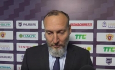 Видео послематчевой пресс-конференции игры ВХЛ «Номад» — «Буран» 2:1