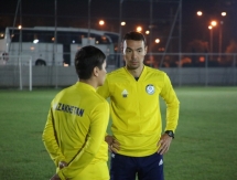 Молодежная сборная Казахстана прибыла в Македонию и провела первую тренировку