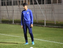 Молодежная сборная Казахстана прибыла в Македонию и провела первую тренировку