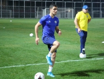 Молодежная сборная Казахстана прибыла в Македонию и провела первую тренировку